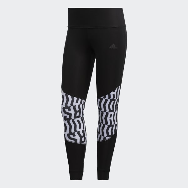 Black Own The Run Graphic Tights FYT21