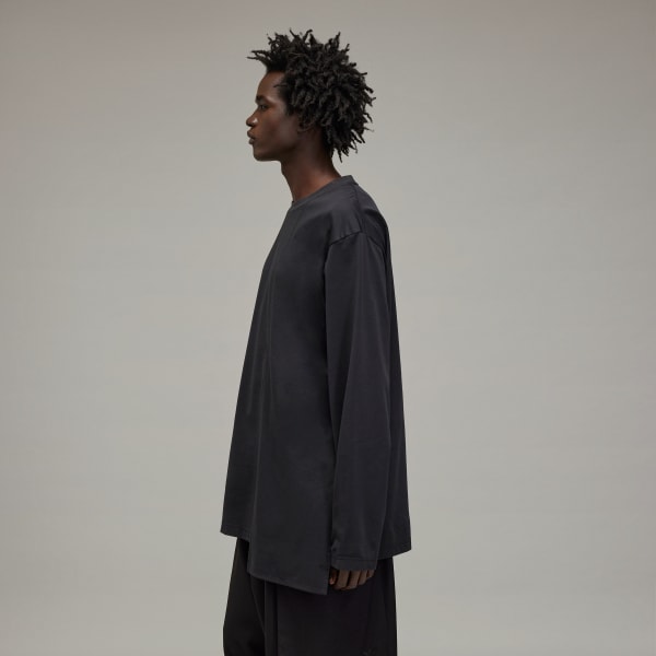 adidas Y-3 Premium Long Sleeve Tee - Black | Free Shipping