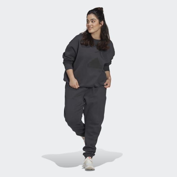 Cinzento Sweatshirt (Plus Size)