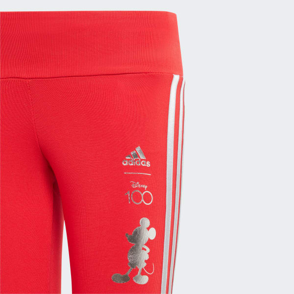 Rojo Calzas adidas x Disney 100 Tiro Medio