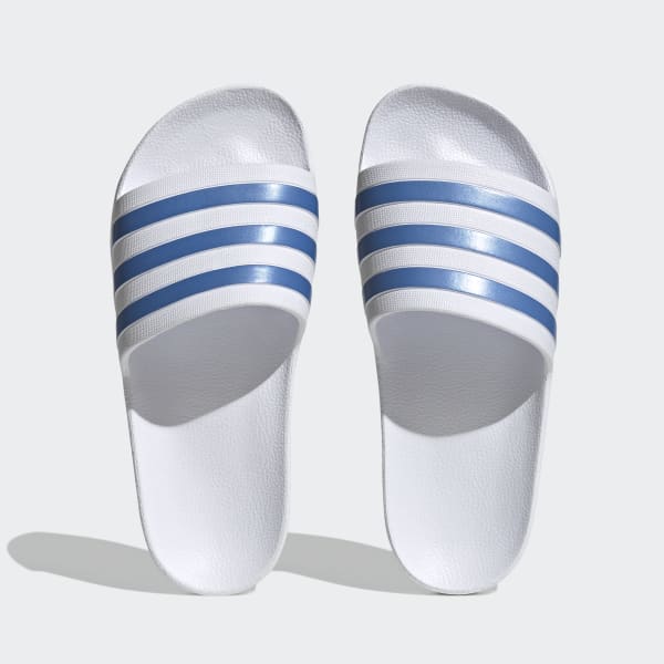 Blanco Chancla Adilette Aqua