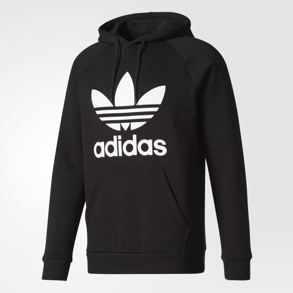 adidas Sudadera Trefoil Negro adidas Mexico