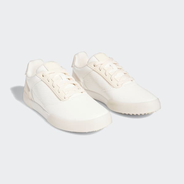 White Retrocross Spikeless Golf Shoes