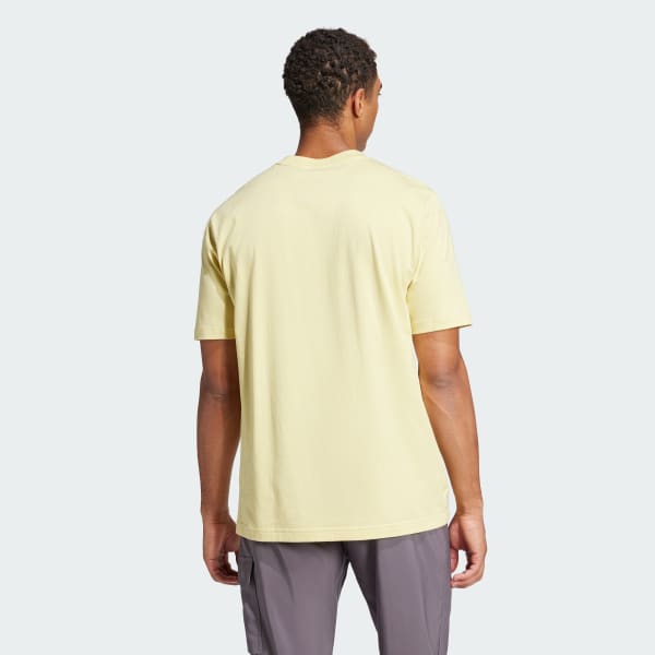 Κίτρινο Essentials Linear Single Jersey Tee