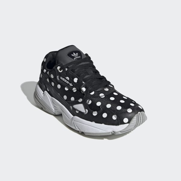 adidas black and white spotted shoes