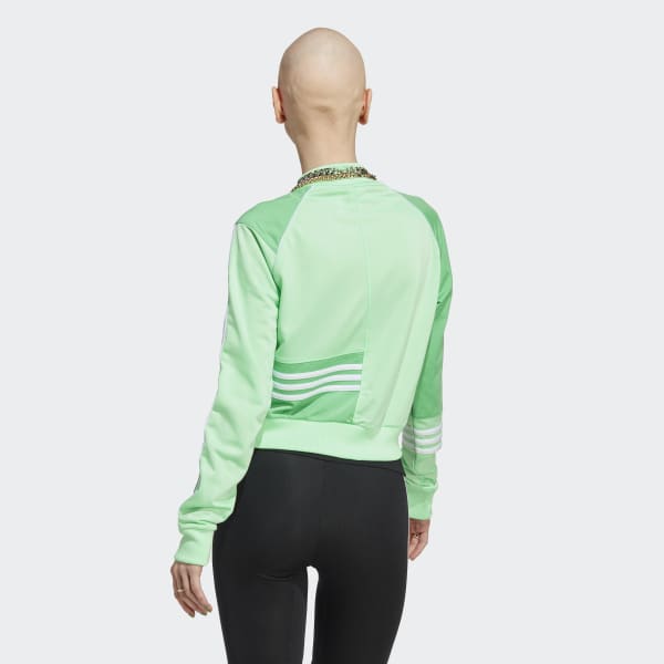 Blusa de Moletom Cropped Fechada adidas Performance Yoga Studio Verde -  Compre Agora