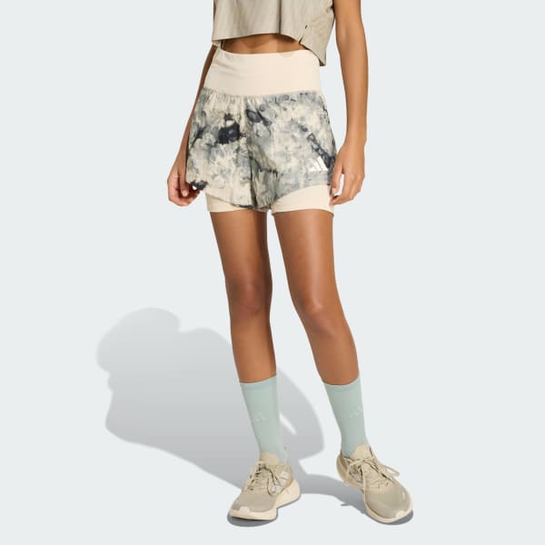 Beige adi365 Spray Dye 2in1 Shorts