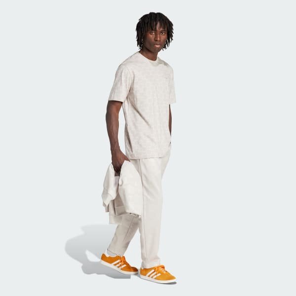 Beige Polera Monogram holgada