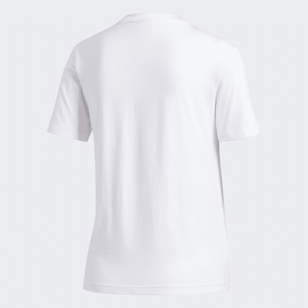 White Trefoil Tee