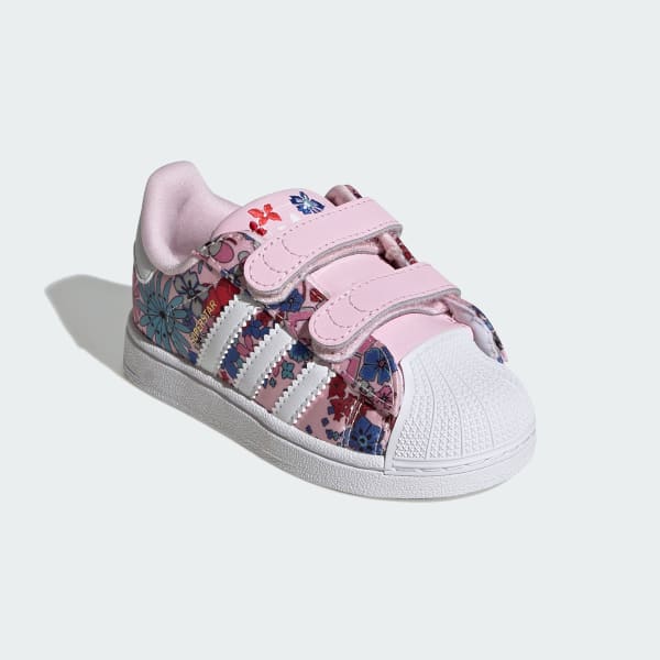 Pink adidas Liberty London Superstar II Comfort Closure Shoes
