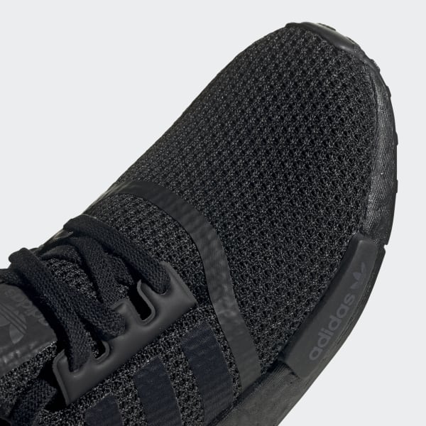 Kids Nmd R1 Core Black And Red Shoes Adidas Us