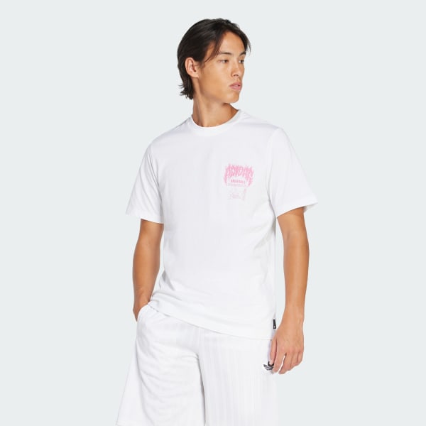 White Trefoil Series Fashion Elevated Tee