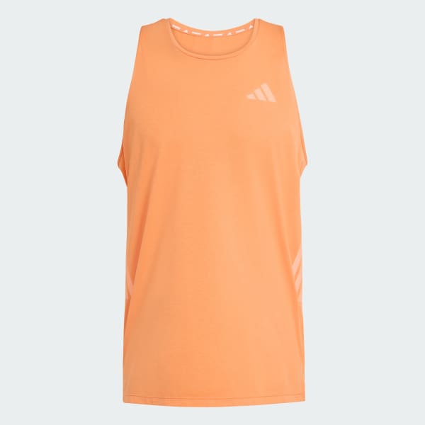 Naranja Playera sin Mangas de Running adi365 CLIMACOOL