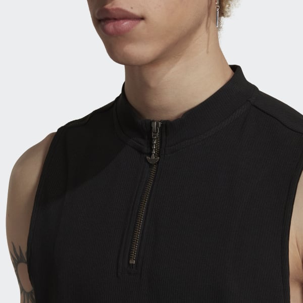 Black Adicolor Contempo Tailored Tank Top (Gender Neutral) DK916