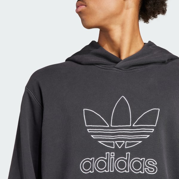 Adidas originals women's ink trefoil hoodie top