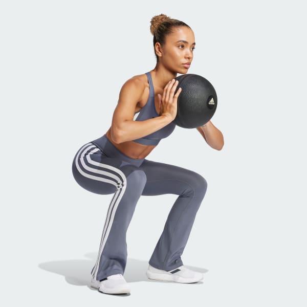 Black 옵티메 에센셜 3S 플레어드 레깅스