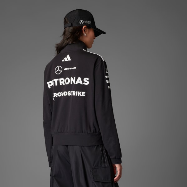 cerná MIKINA MERCEDES - AMG PETRONAS FORMULA ONE TEAM QUARTER ZIP