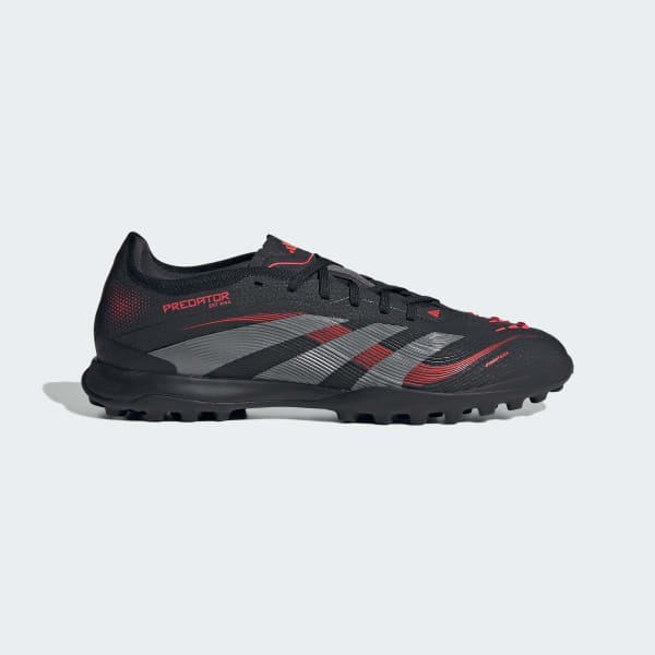 Negro Zapatos de Fútbol Predator Pro Césped Artificial