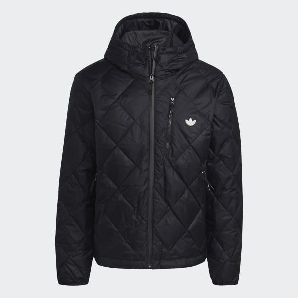 Zwart Down Quilted Puffer Jack TX387