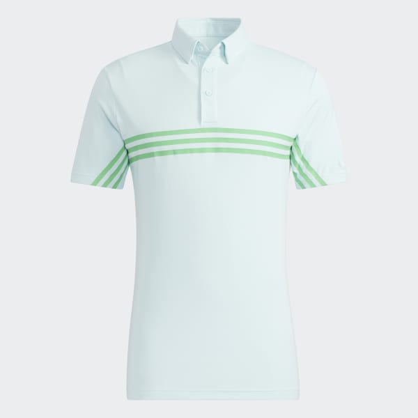 Turquoise Primegreen HEAT.RDY 3-Stripes Polo Shirt