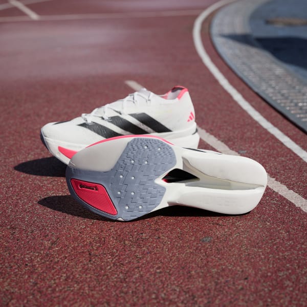 Wit Adizero Prime X3 Strung Schoenen