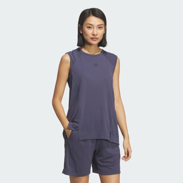 ブルー トレーニング エッセンシャルズ プラス ルーズフィット クールセンサー ロング レギュラー ノースリーブTシャツ