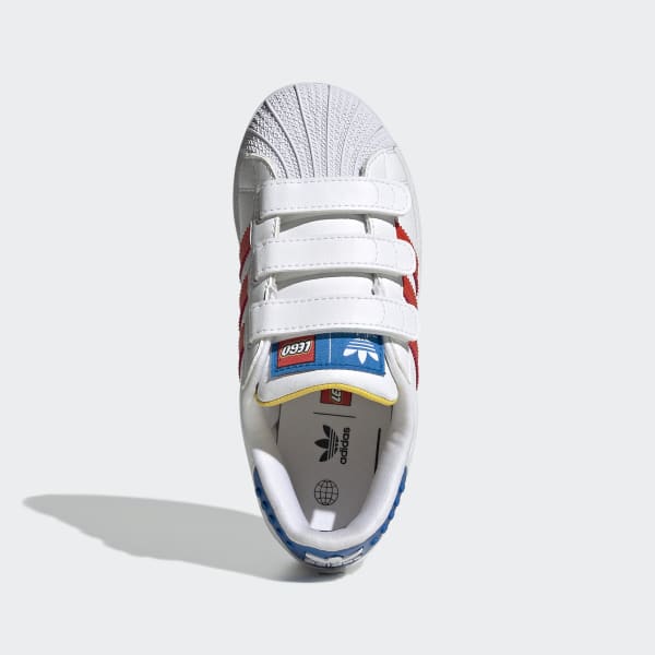 White adidas Superstar x LEGO® Shoes LIW76