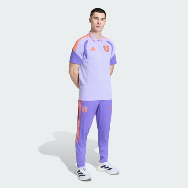 Morado Polera Cuello Camisero Tiro26 Competition Universidad de Chile de Entrenamiento