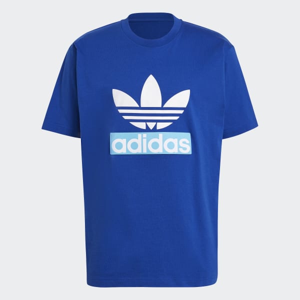 adidas Big Trefoil Tee Blue adidas Philippines