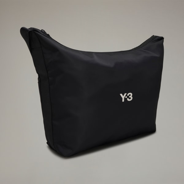 Black Y-3 Nylon Crossbody Bag