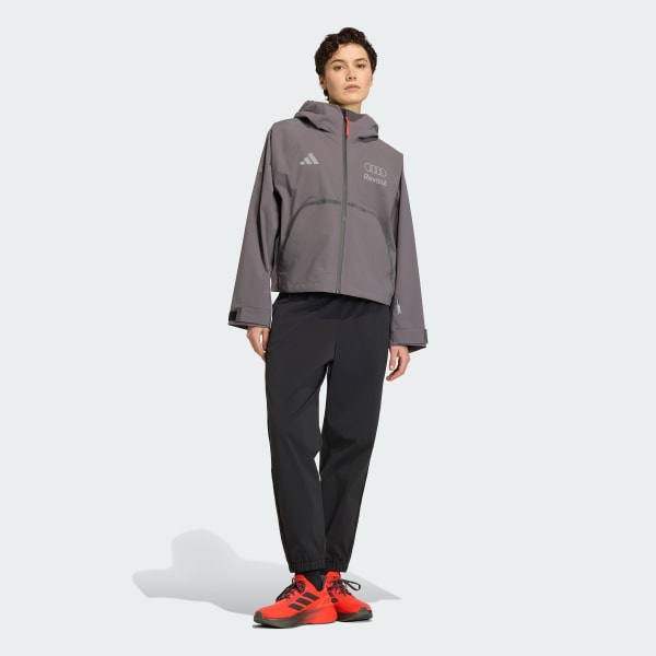 Grau AUDI REVOLUT F1 TEAM ENGINEERS & MARKETING REGENJACKE