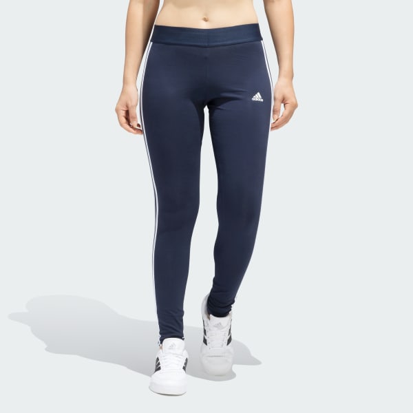 Blue 3 Stripes Leggings