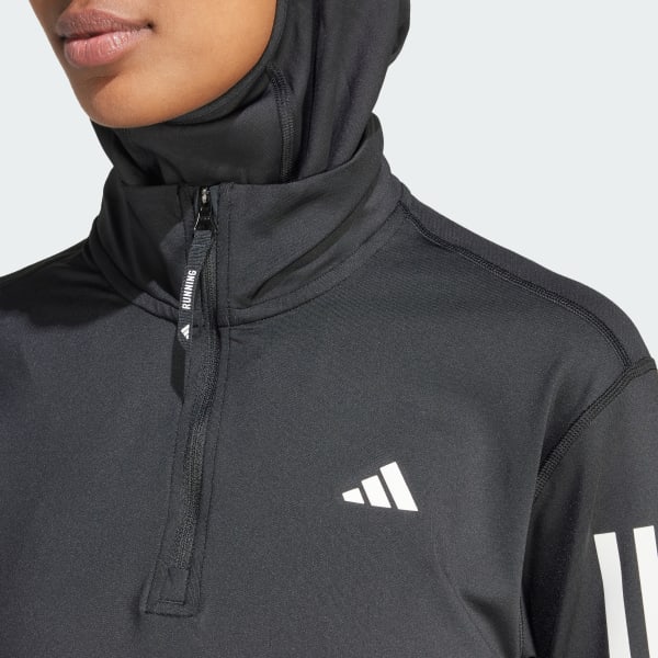 adidas Own the Run Half-Zip Jacket - Black | Women's Running | adidas US