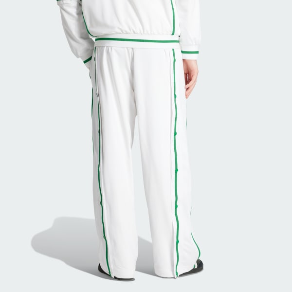 White Tennis Woven Track Tracksuit Bottoms