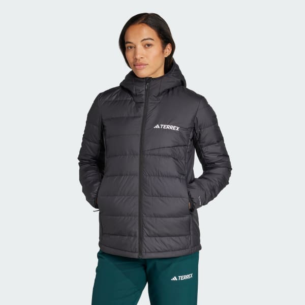 cerná Bunda Terrex Multi Light Down CLIMAWARM Hooded