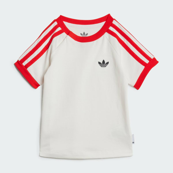 White adidas Originals Short Tee Set