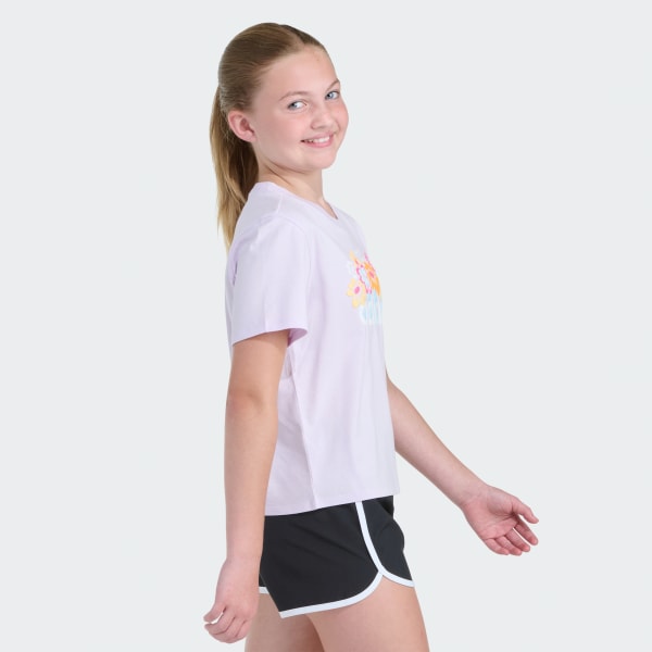 Pourpre T-SHIRT MANCHES COURTES GRAPHIQUE