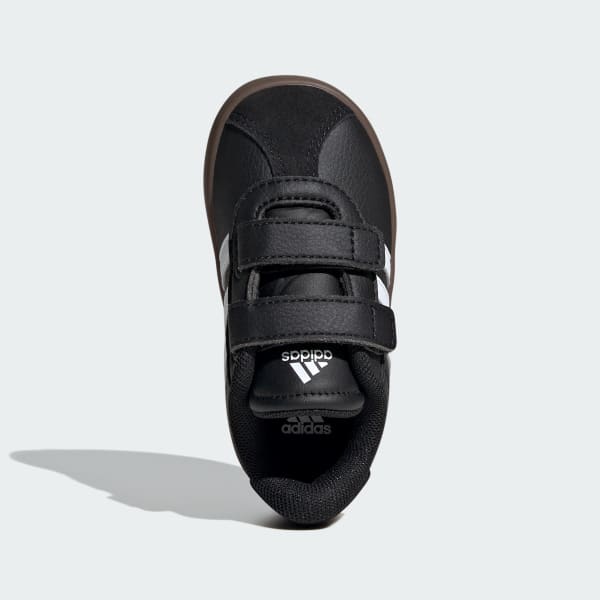 Black VL Court 3.0 Shoes Kids