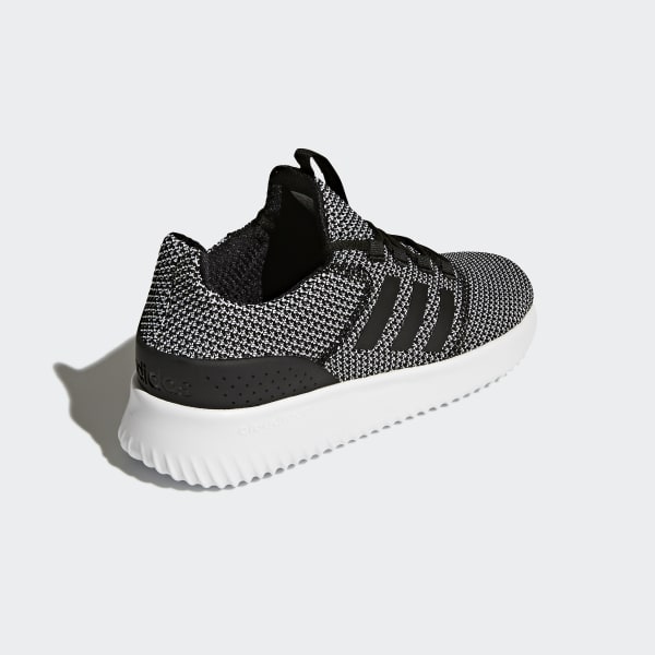 adidas cloudfoam ultimate black and white