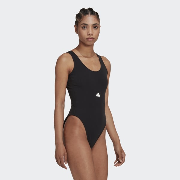 Schwarz Ribbed Body TW455