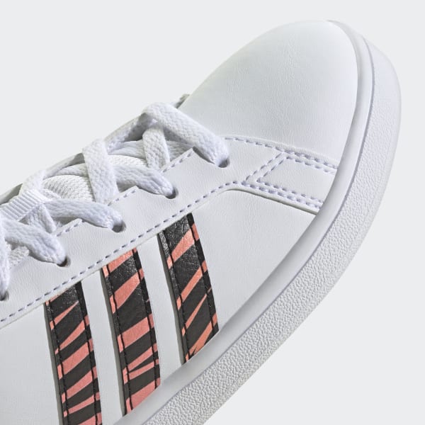 Zapatillas adidas Grand Court Estampado de Tigre Blanco adidas