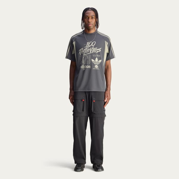 Noir Pantalon zippé 100 Thieves