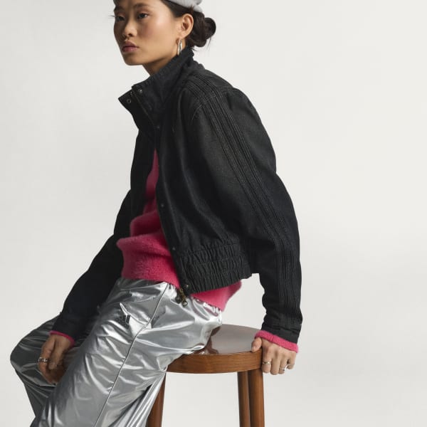 Đen ÁO TRACKTOP DENIM