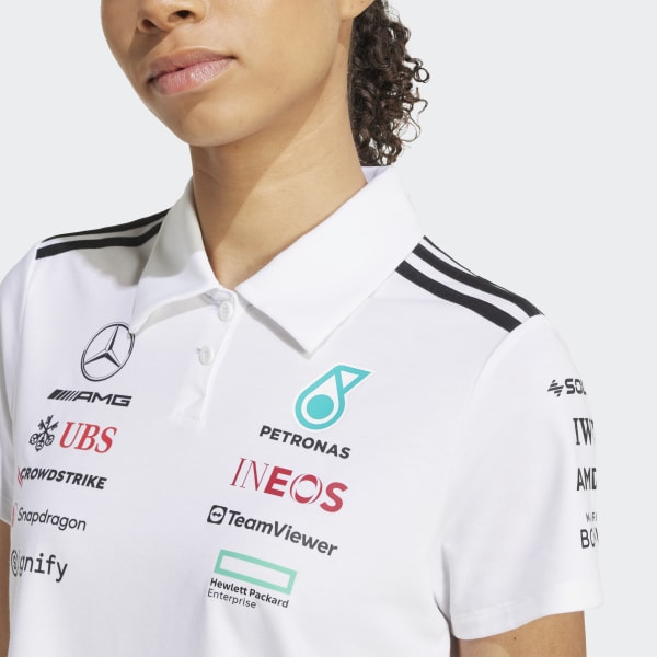 adidas MERCEDES - AMG PETRONAS FORMULA ONE TEAM POLO - White