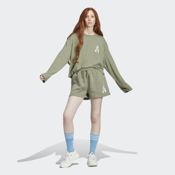 Green adidas Originals x Moomin Long Sleeve Tee