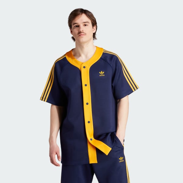 adidas Adicolor Classics+ Short Sleeve Shirt (Gender Neutral) - Blue, Men's Lifestyle