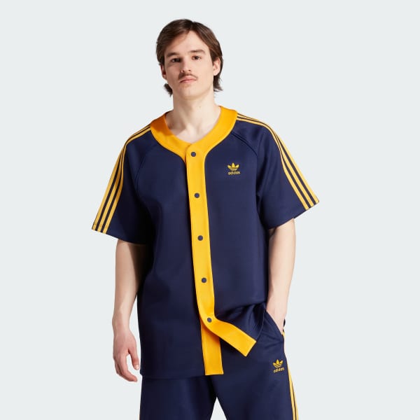 Μπλε Adicolor Classics+ Short Sleeve Shirt (Gender Neutral)