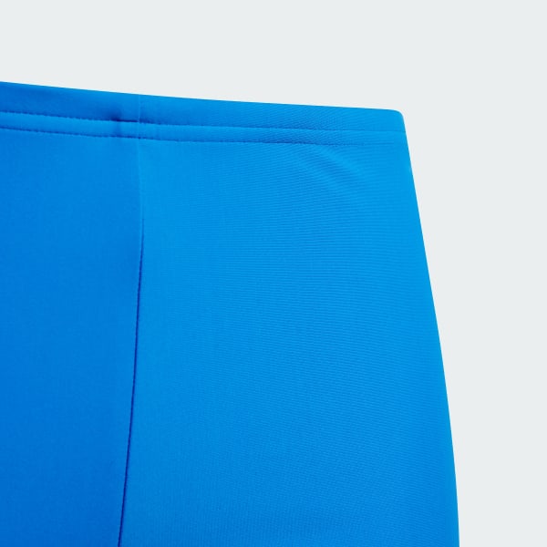 Bleu Boxer de natation 3 bandes Enfants