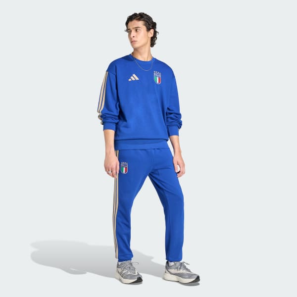 Bleu Sweat-shirt ras-du-cou Italie DNA