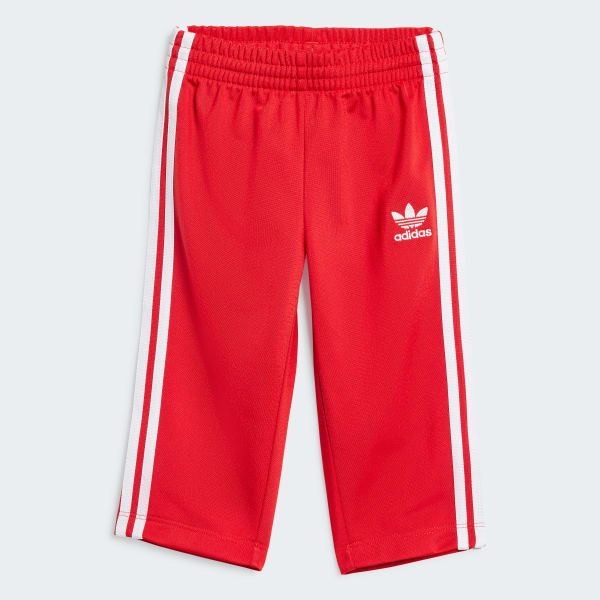 Red Adicolor Firebird Track Suit Kids